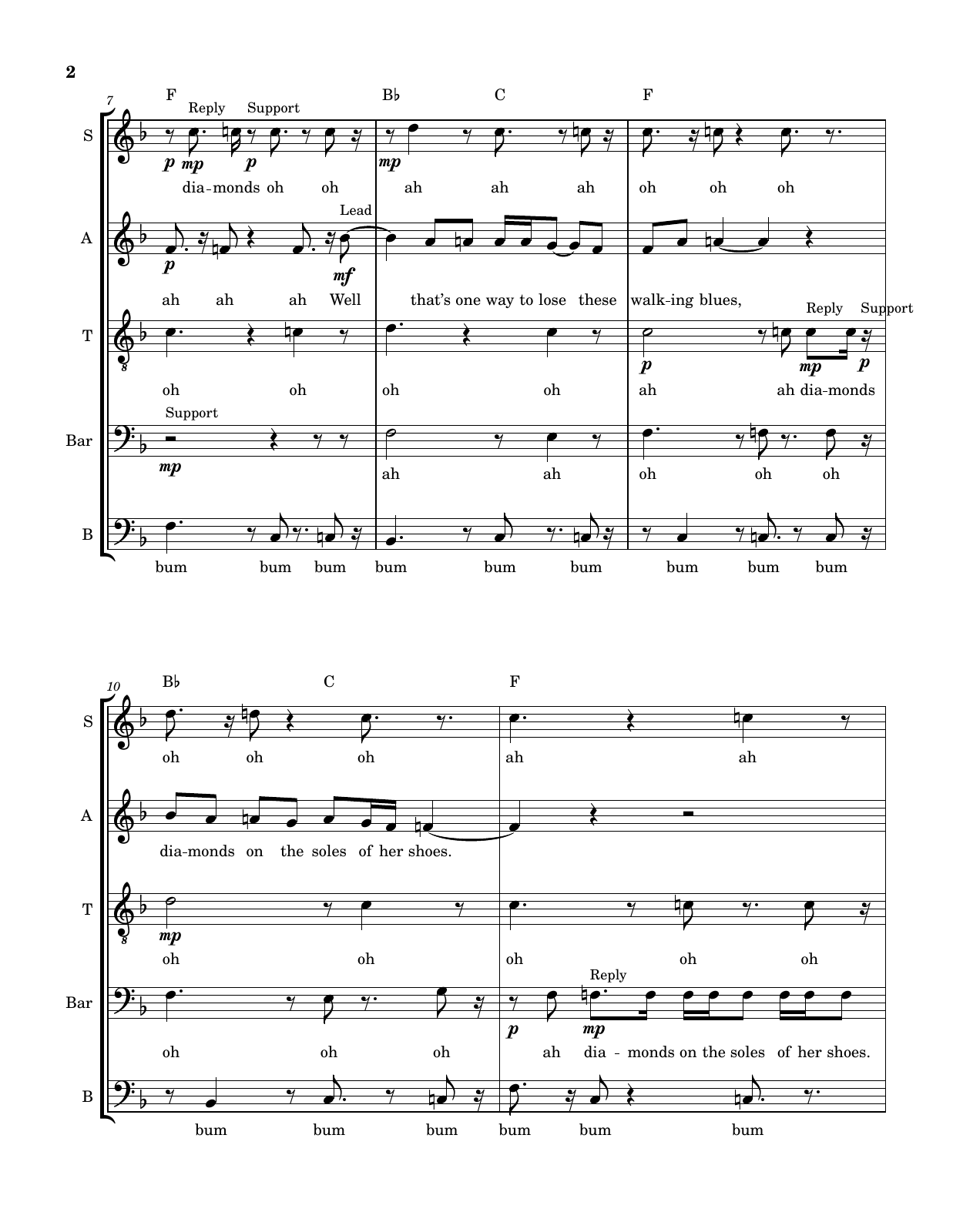 Velvet Conversation score, page 2 of 14