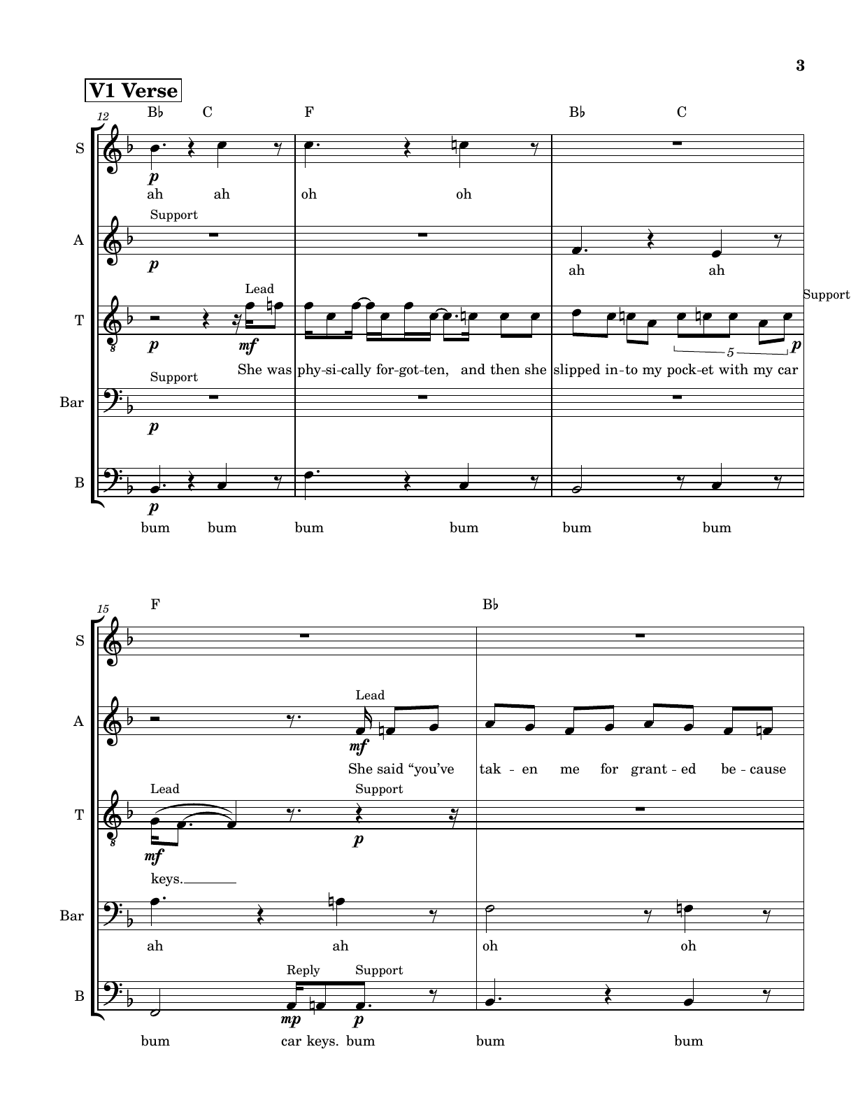 Velvet Conversation score, page 3 of 14