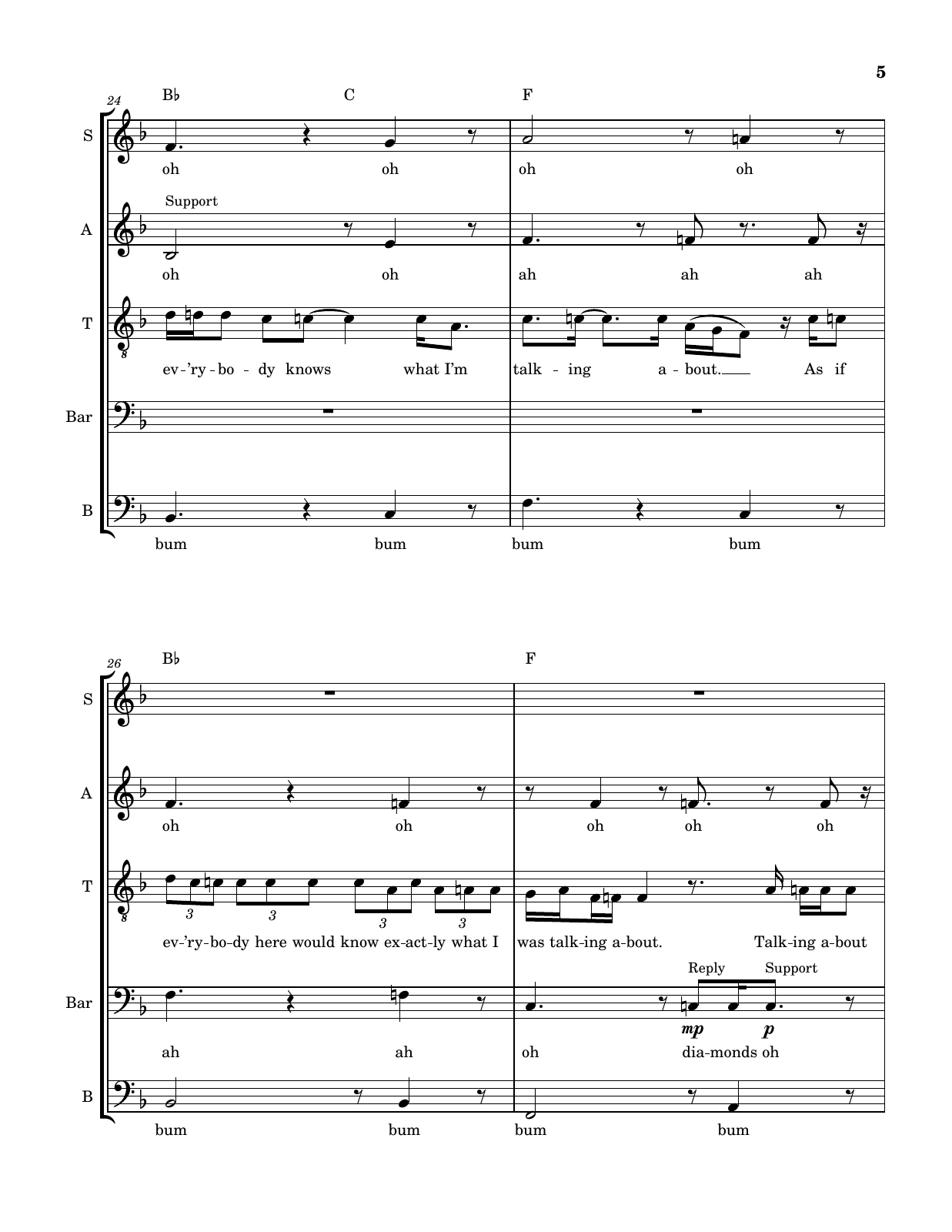 Velvet Conversation score, page 5 of 14
