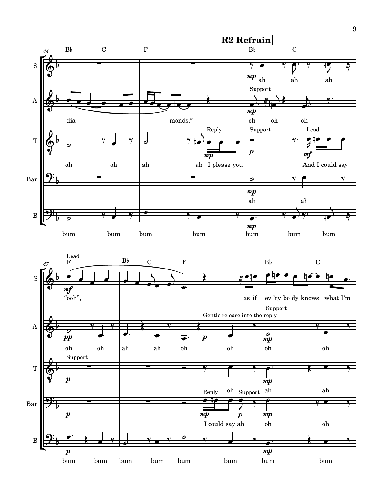 Velvet Conversation score, page 9 of 14