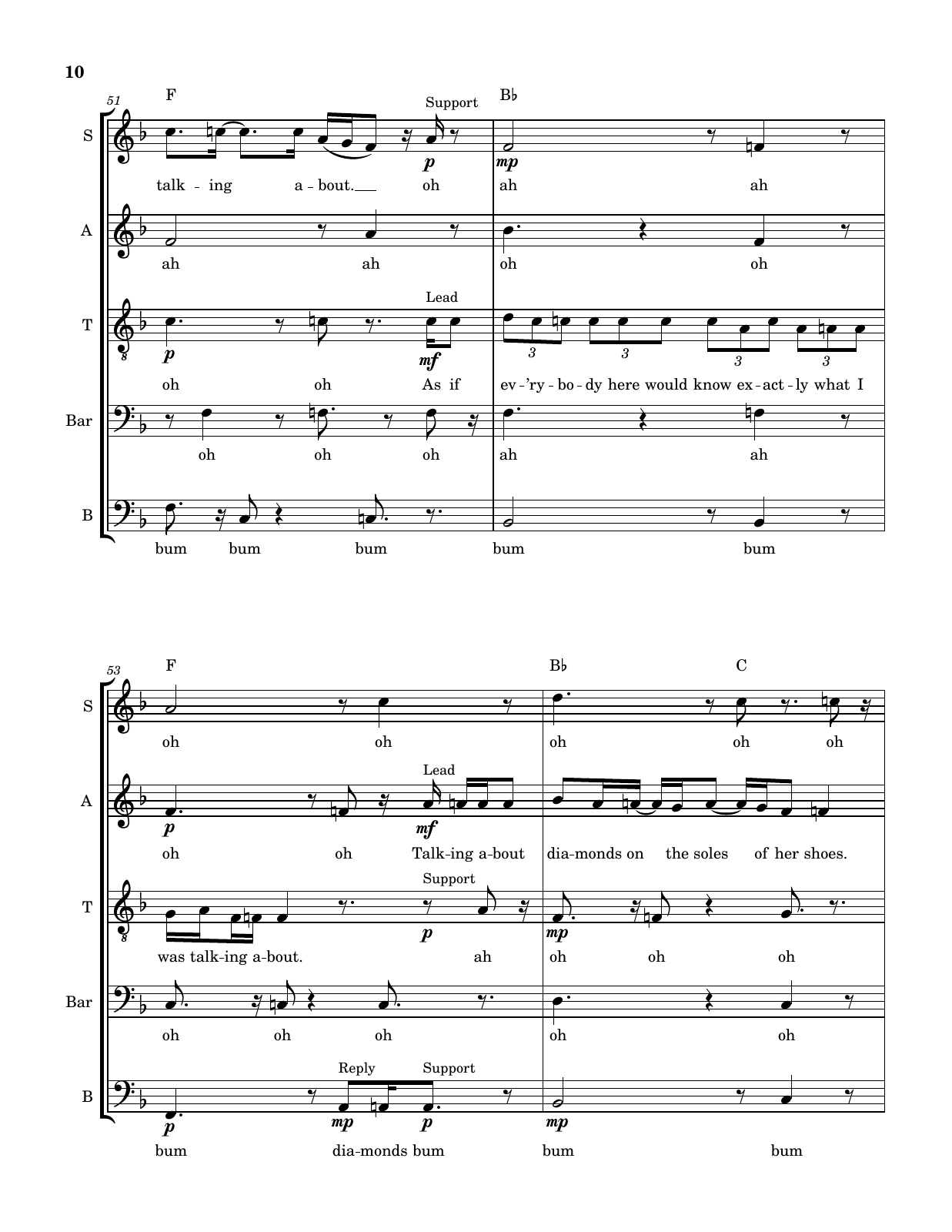 Velvet Conversation score, page 10 of 14
