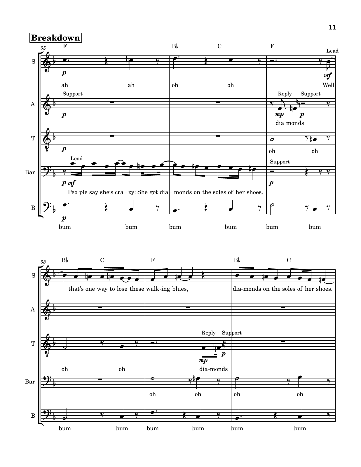 Velvet Conversation score, page 11 of 14