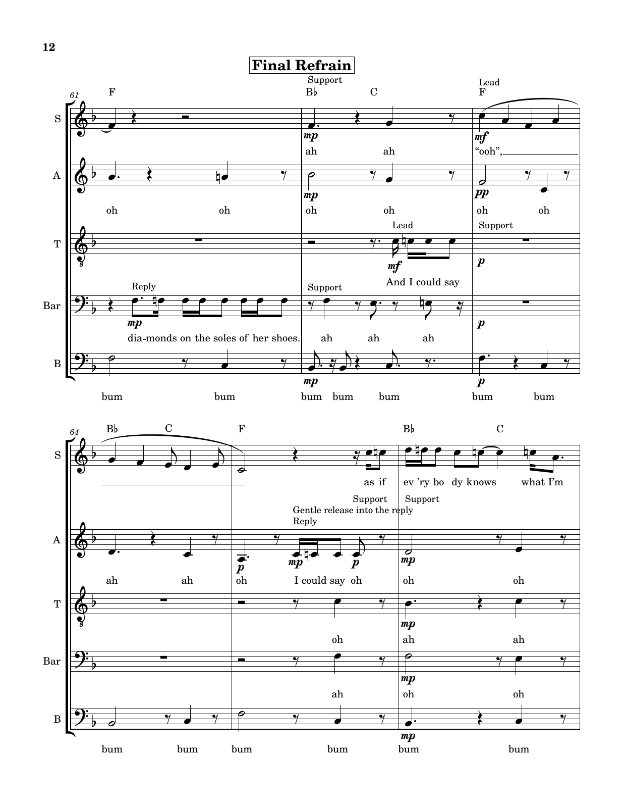 Velvet Conversation score, page 12 of 14